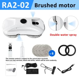 DIVEDEER White/Black Home Automatic No Spray or Water spray Window Cleaning Robot Intelligent Wipe High-rise Large Area Window