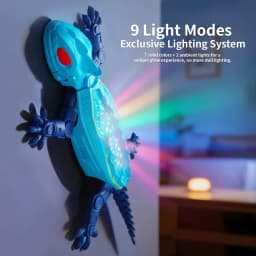 2.4G RC Car Wall Climbing Gecko Electric Simulation Lizard Light Chameleon RC Wall Climbing Car Children Birthday Gift