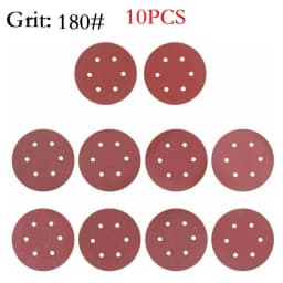 9inch Sandpaper 225mm 6 Hole Sanding Paper 40-2000grit Electric Wall Polisher Furniture Wood Products Grinding Polishing Metal