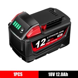 M-18 18V 5/8/9/12Ah Replacement Battery for Milwaukee, Low-Temp Resistant Fast Charge for Cordless Power Tool Battery Pin AU