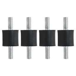 4 X Rubber Buffer Set Vibration Damper Silent Block Rubber Metal Buffer  Protects Against Vibration Interference M5 M6 M8