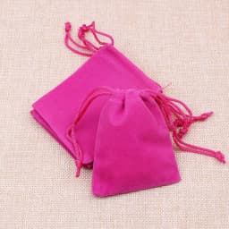 10pcs 2 Sizes Packing Drawstring Velvet Pouch Sachet Gift Bag For Jewelry Wedding Things Party Bead Container Storage Wholesale