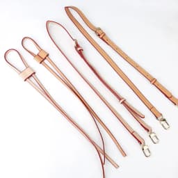Leather Bag Strap Drawstring Shoulder Crossboday Strap Replacement Belt for Bucket Bag Women Customized Handbag Handles