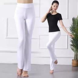 Temperament Dance Pants Female Modal Straight Micro-Trumpet Body Dance Pants Black Training Pants Classical Dance Pants Women