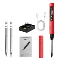 T12 Series T65 Digital Electric USB Soldering Iron Kit Set Mini Smart Adjustable Temperature Welding Tool 180-500℃ wireless