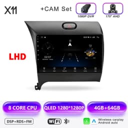 Carplay Android 16 For KIA Cerato 3 Forte K3 2013 2014 2015-2017 LHD RHD Car Radio Player Android Auto Multimedia GPS Navigation