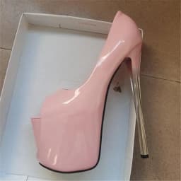 SDTRFT Cosplay Platforms Stilettos 22cm Ultra Thin High Heels Sexy Ladies Party Pumps Shallow Mouth Catwalk Shows Women's Shoes