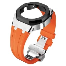 Mod Kit For Casioak GMAS2100 Stainless Steel metal Case Rubber Strap for Mod Kit GMA-S2100 4thGen Replacement shoc K Accessories