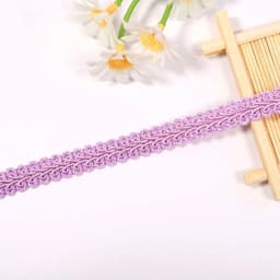 2/4yards 12mm Polyester Lace Trimming Ribbon Centipede Braided Curve Lace Sewing Clothes DIY Craft Wedding Accessories