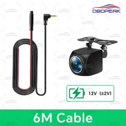 OBDPEAK 170° Fisheye Rear View Camera Golden Lens AHD 1920x1080P Full HD Vehicle Reversing Night Vision Waterproof IP68 Rearview