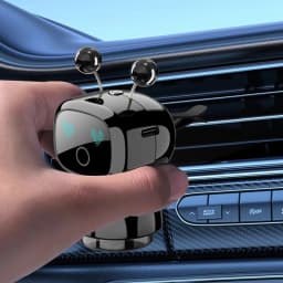 Cute Robot Smart Car Aroma Diffuser Car Air Outlet Fragrance Air Purifier Car Interior Decor Gift Electric Air Freshener
