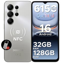 DOOGEE Note56X Pro VIP Edition Android Smartphone 16 "Battery 6150 mAh 32Go RAM (4 + 28) 128go ROM Compatible Google Pay