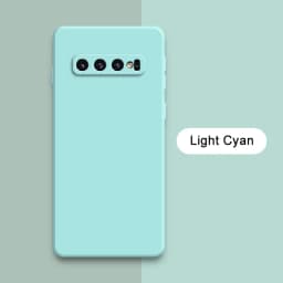 Original Square Liquid Silicone Case for Samsung Galaxy S8 S9 S10 Plus S10E Soft Candy Back Cover S8Plus S9Plus S10Plus E Fundas
