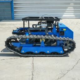 All Terrain 4x4 Lawn Mower with 60 Inch Deck and Roll Bar for Hilly Vineyards 4x4 Lawn Mower