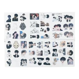 50PCS Drama Revenged Love Stickers Set - Chi Cheng & Wu Suowei Cartoon Decorative Sticker Fans Gift