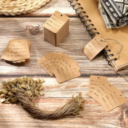 100pcs 3.5x5cm Kraft Paper Tags White Price Labels Color Blank Cards for DIY Jewelry Retail Clothes Size Tag Store Hang Labels