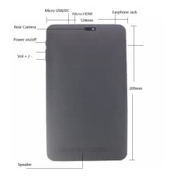 8GB RAM 128GB ROM 8“ AR2 Windows 10 Tablet PC WIFI Bluetooth X5-Z8350 Quad Core 1280 X 800 IPS Dual Cameras