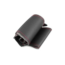 Braid On Steering Wheel For Hyundai ix35 Tucson 2011 2012 2013 2014 2015 Car Interior Steering Wheel Hand Stitched Leather Cover