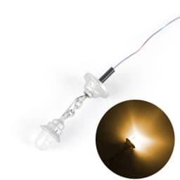 1:87 Scale Model Warm White LED Street Lamp Posts, Dollhouse Ceiling Decor; Miniature Wall Lighting