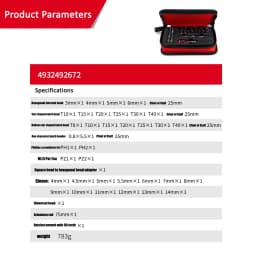 Milwaukee 39 Piece Metric 1/4' Compact Integrated Ratchet Sleeve Set, Storage Bag Manual Tool Accessories 4932492672