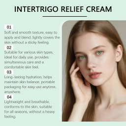 Skin Fold Soothing Cream Intertrigo Relief Helps Support Skin Comfort Moisture Friction Protection Fast-Drying Non-Greasy Smooth