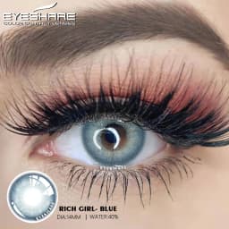 EYESHARE 1 pair Natural Colored Contact Lenses For Eye Swan Blue Eyes Color Lens Beauty Yearly Cosmetic Gray Contacts Lenses