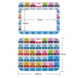 LB2766 Science Keychain Straps Rope Chemistry Neck Strap ID Card Phone Straps USB Badge Holder Lanyard Student Teacher Gift