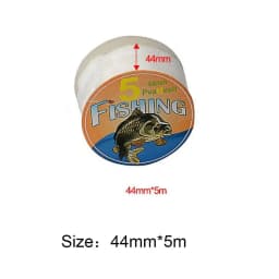5M PVA Diameter 25/37/44mm Water dissolving Mesh Fishing Water soluble mesh Carp Coarse Fishing Lure bag Fishing Accessories