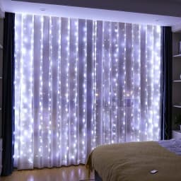 USB Plug Curtain LED String Lights 8 Modes Remote Control Holiday Wedding Fairy Garland Lights For Bedroom Living Room Decor
