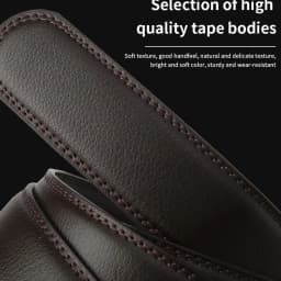 New Men's Belt Automatic Buckle Pants Belt Cowhide Automatic Buckle Formal Business Men's Belt With Suit Belt