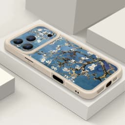 White Flowers Branches Case For iPhone 17 Pro Max Funda iPhone 16 Pro Max 11 12 13 14 15 16E 18 Shockproof Silicone Soft Cover