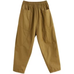 plus Size Cotton Harem Pants Women Summer Loose Slimming Nine Points Pure Color Casual Trousers Harajuku Sle Low Waist