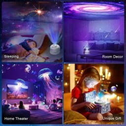 LED Night Light Galaxy Star Projector 4K HD 13 IN 1 Planetarium Projector 360° Rotation For Bedroom Decor Children Gift