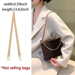 Adjustable Vachetta Leather Replacement Strap For Speedy 25 30 35 Handbag Crossbody Shoulder Strap Cowhide Bag Accessories