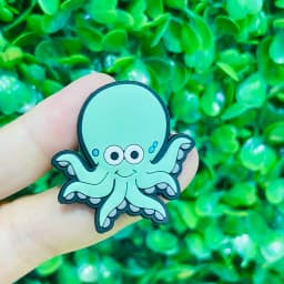 New 1-12pcs Cartoon Deep Sea Fish Turbot Hermit Crab Whale Starfish PVC Shoe Charms Sandals Shoes Decoration Slipper Accessories