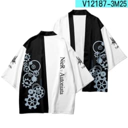 Game NieR Automata 2B YoRHa No. 2 Type B 9S YoRHa No. 9 Type S Cosplay Costume 3D Sweatshirt Men Zipper Hoodies Outwear Coat