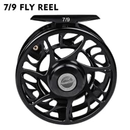 PROBEROS 3+1BB Fly Fishing Wheel 3/4-5/6-7/8 WT Fly Fishing Reel Aluminum Fly Reel CNC Machine Cut Large Arbor Die Casting