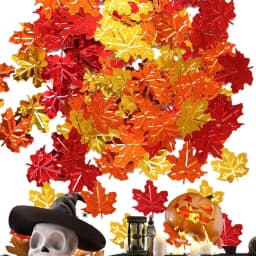 Maple Leaves Confetti Thanksgiving Confetti Fall Confetti 15g Thanksgiving Day Maple Leaves Sequins Confetti Autumn Party