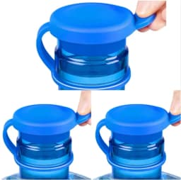 5 Gallon Water Jugs Cap Non-Spill Bottle Caps with Inner Plug Durable Thick Reusable Silicone Water Bottle Cover Drinking Bucket