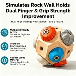 Climbing Training Block Protrusions 3D Rock Climbing Bouldering Strength Workout for Climbers Men Women Rock Climbing Beginners