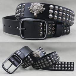 Designer Brand Belt Men Rivet Real Leather Pin Belt Male Black Rock Genuine Leather Cowhide Luxury Punk Belt Jeans