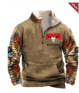Spring Autumn New Men Wool Collar Half-zipper Hoodies Sweatshirts Print Casual European American Trend Jacket Long-sleeved Tops