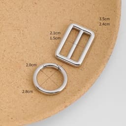 Adjustable Buckle For Evelyne Mini16 23 29 Shoulder Strap Shortener Buckle Easy To Install Bag Modification Bag Accessories