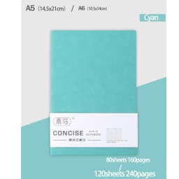 Notebook Business Sheepin Notepad Lined Daily Office Notebook Journal Stationery A6 160pages