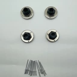4 Pieces Cement Stucco Sprayer Nozzles Accs Plastering Tool Replacements W/Gaskets Needles Set Plaster Sprayer 10mm for Ceilings