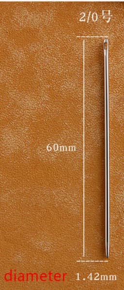 25Pcs/Bag Hand Junetree John James Saddlers Harness Needle Round Point Needle Diy Leatherwear Hand Tool Leather Crafts