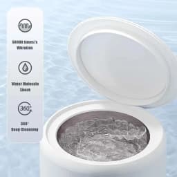 Mini Electric Braces Box Cleaning Box Multifunction Invisible Retainer Denture Clean Machine Jewelry Orthodontic Cleaner