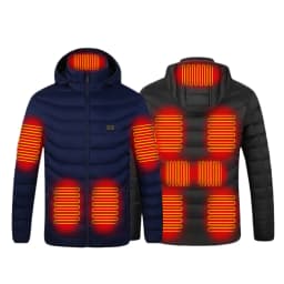 15 Areas Heated Jacket USB Men's Women's Winter Outdoor Electric Heating Jackets Warm Sports Thermal Coat Clothing Heatable Vest