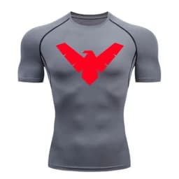 Men's Compression Shirt Short Long Sleeve Quick Dry _ All Season Workout Top for Gym Running Fitness UV Protection