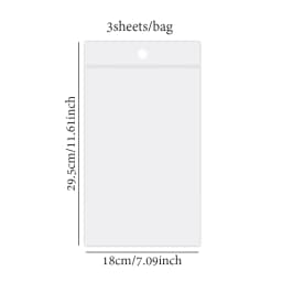 6Style 3Sheets/bag Fun World Stereoscopic Miniature PET Large Scenography Stickers DIY Handbook Scrapbook Photo Frame Notebook